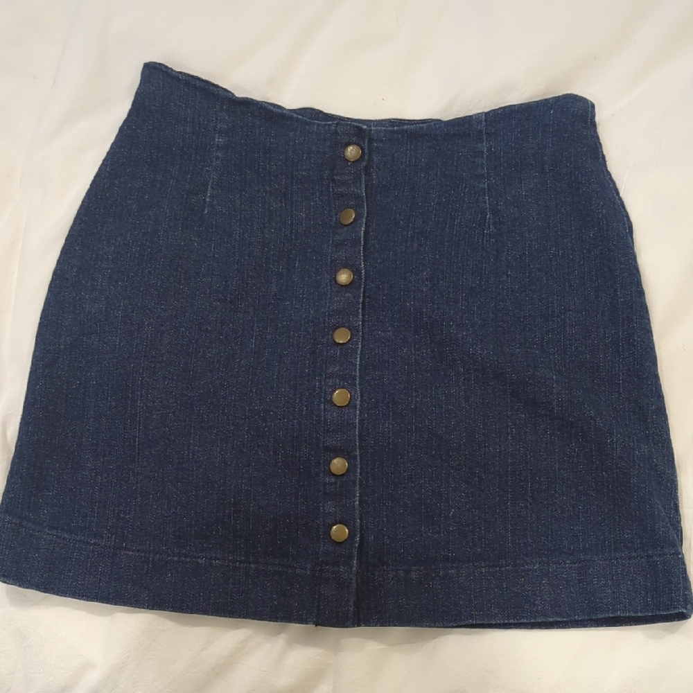 Reformation Blue A-line Mini Skirt Casual